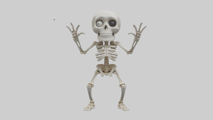 Cartoon Skeleton model 3D model