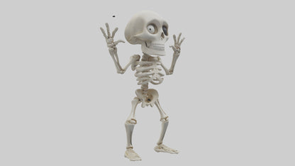 Cartoon Skeleton model 3D model