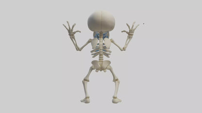 Cartoon Skeleton model 3D model