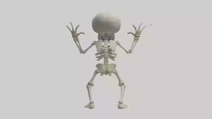 Cartoon Skeleton model 3D model