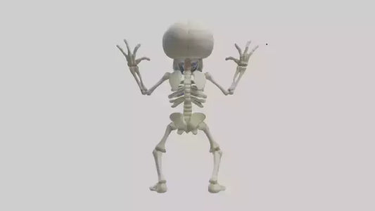 Cartoon Skeleton model 3D model