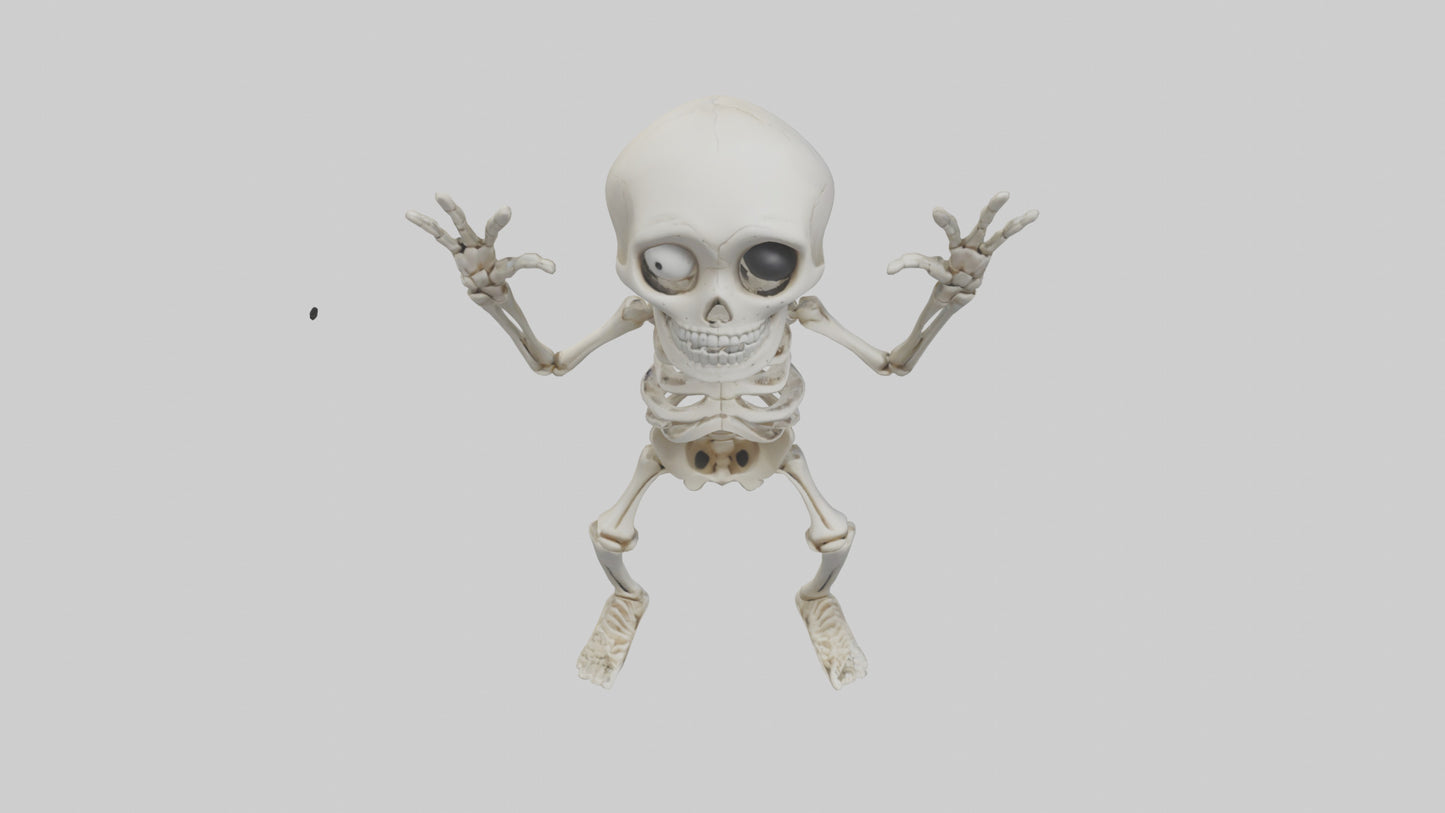Cartoon Skeleton model 3D model