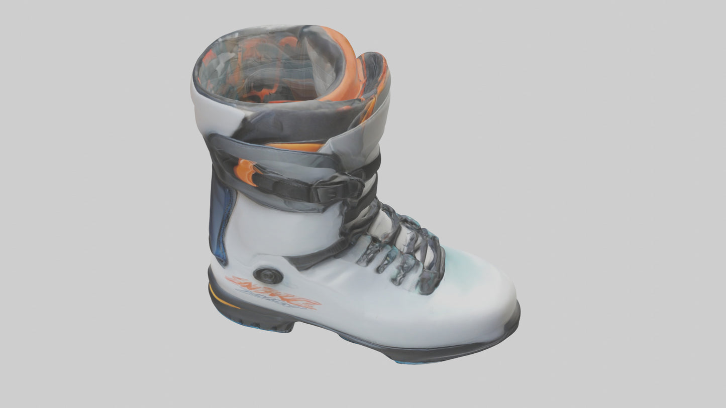 Cartoon Ski Boot model 3D model