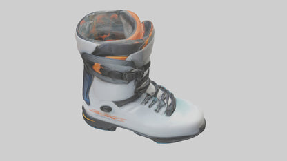 Cartoon Ski Boot model 3D model