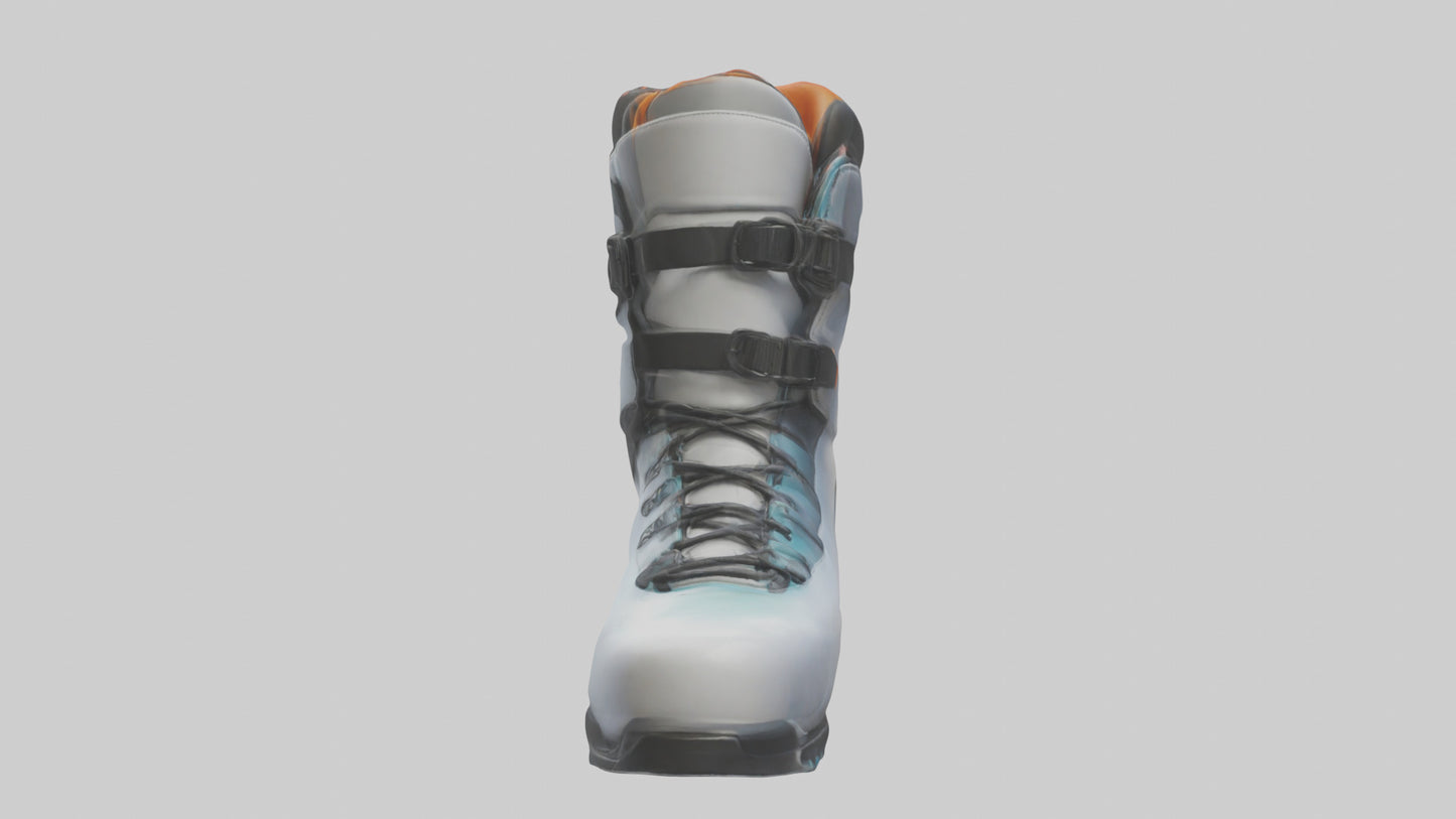 Cartoon Ski Boot model 3D model