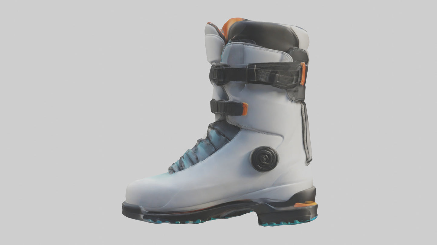 Cartoon Ski Boot model 3D model