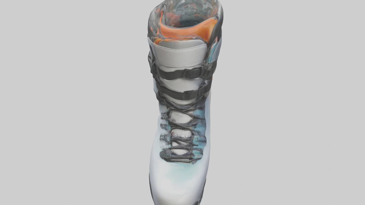 Cartoon Ski Boot model 3D model
