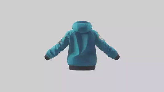 Cartoon Ski Jacket model 3D model