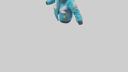 Cartoon Ski Jacket model 3D model