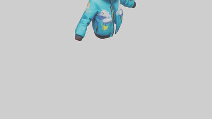 Cartoon Ski Jacket model 3D model
