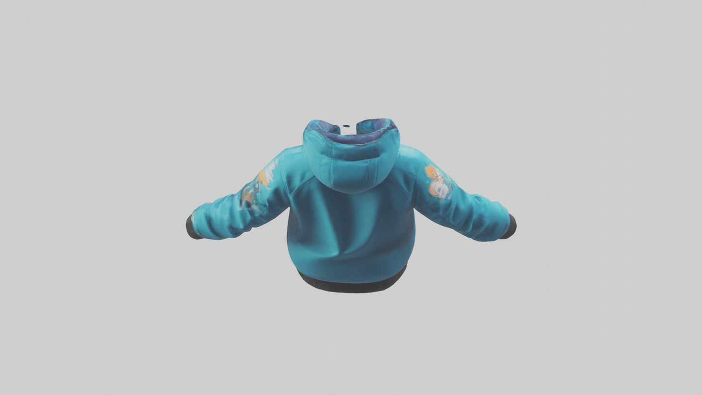 Cartoon Ski Jacket model 3D model
