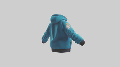 Cartoon Ski Jacket model 3D model