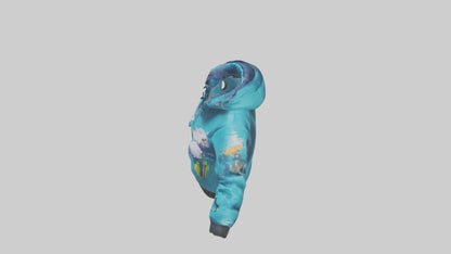 Cartoon Ski Jacket model 3D model