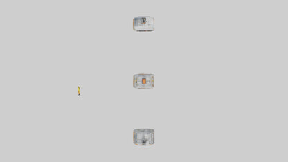 Cartoon Ski Lift model 3D model