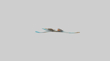 Cartoon Skis model 3D model