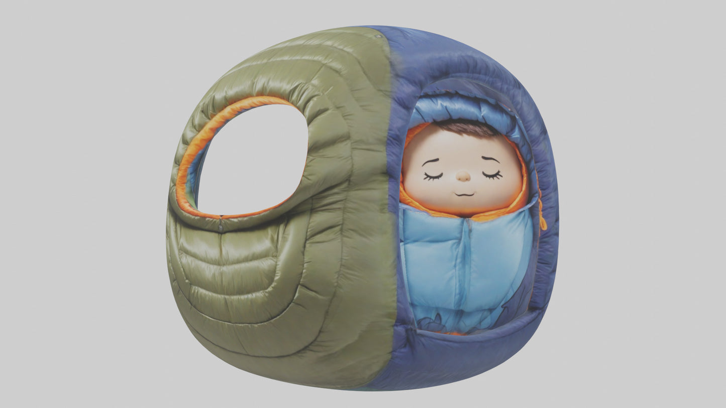 Cartoon Sleeping Bag model 3D model