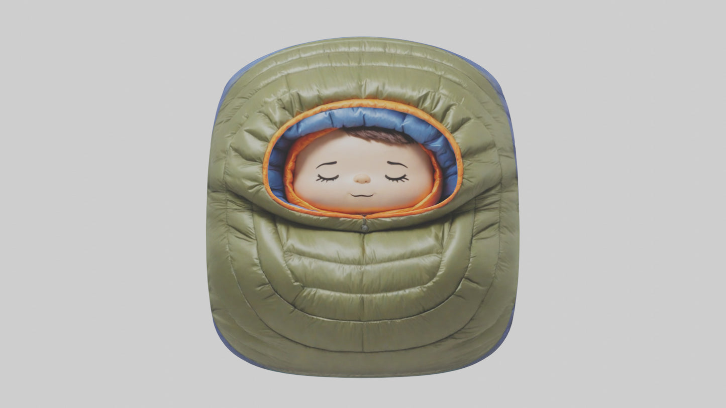 Cartoon Sleeping Bag model 3D model