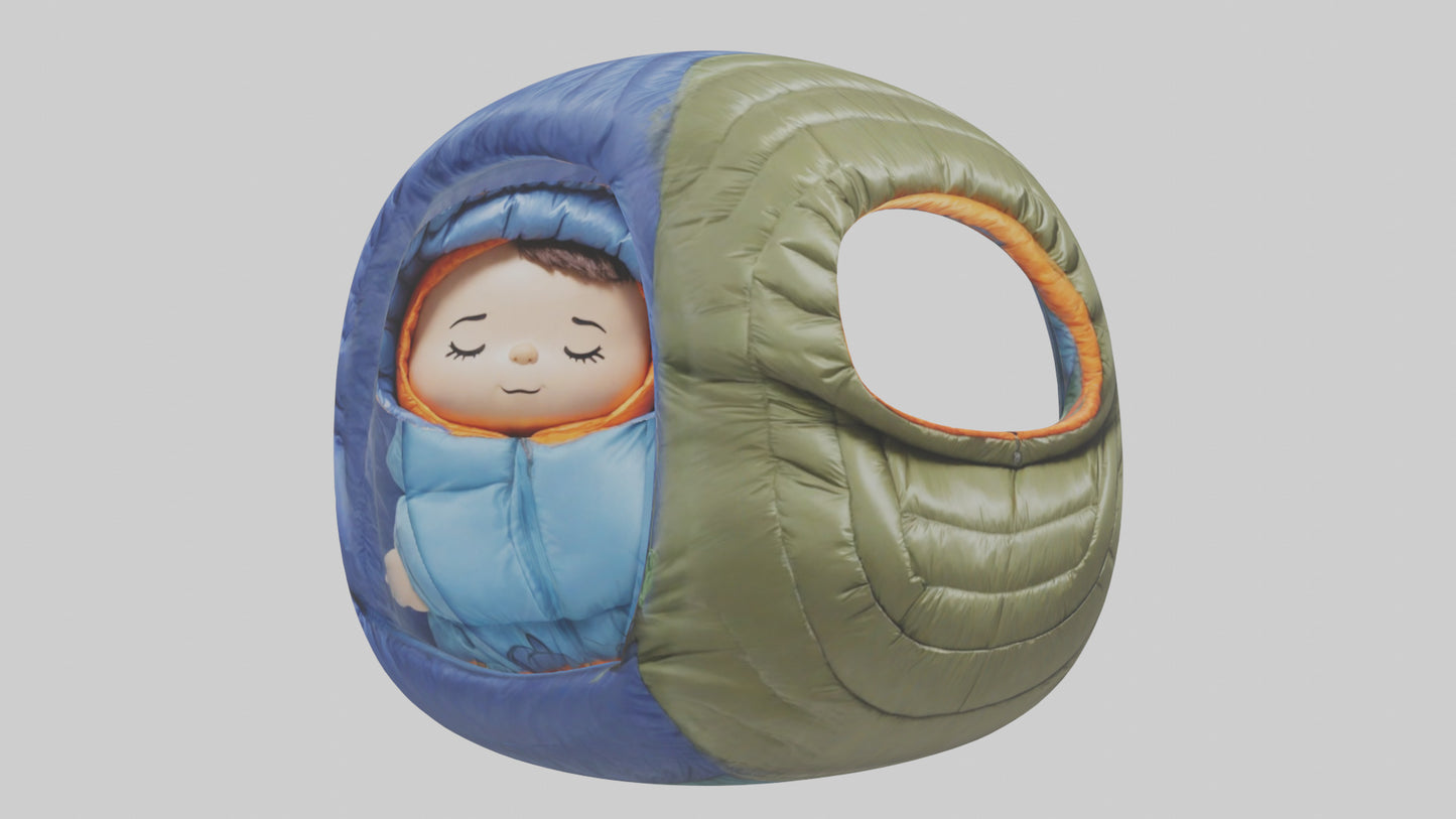 Cartoon Sleeping Bag model 3D model