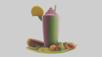 Cartoon Smoothie model 3D model