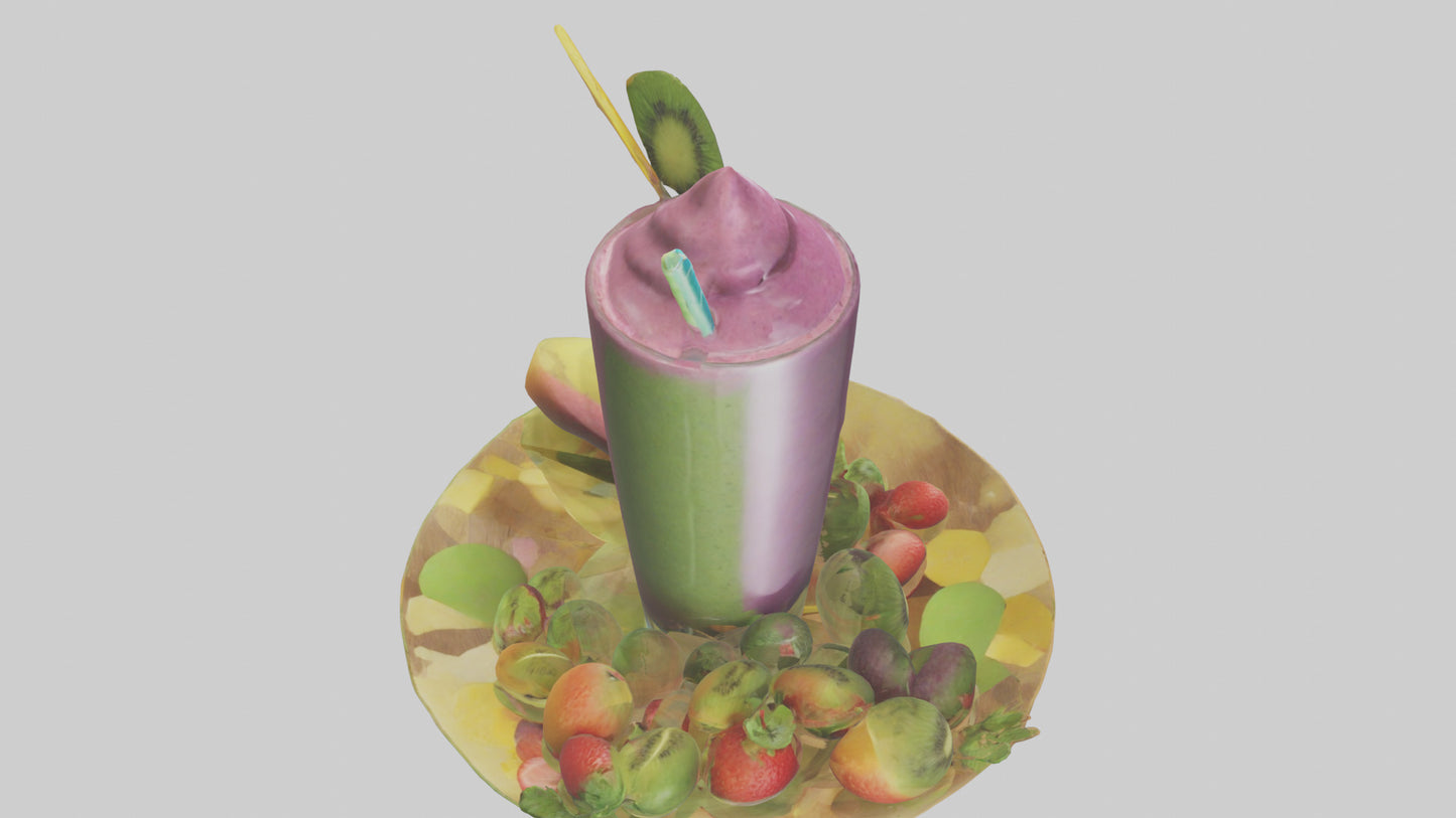 Cartoon Smoothie model 3D model