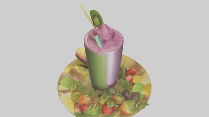 Cartoon Smoothie model 3D model