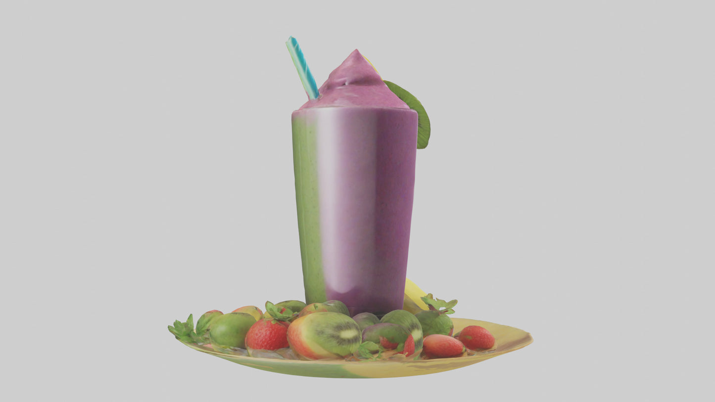 Cartoon Smoothie model 3D model