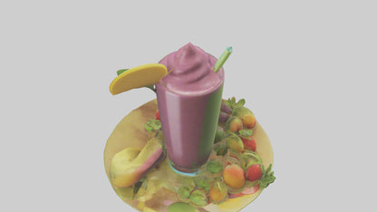 Cartoon Smoothie model 3D model