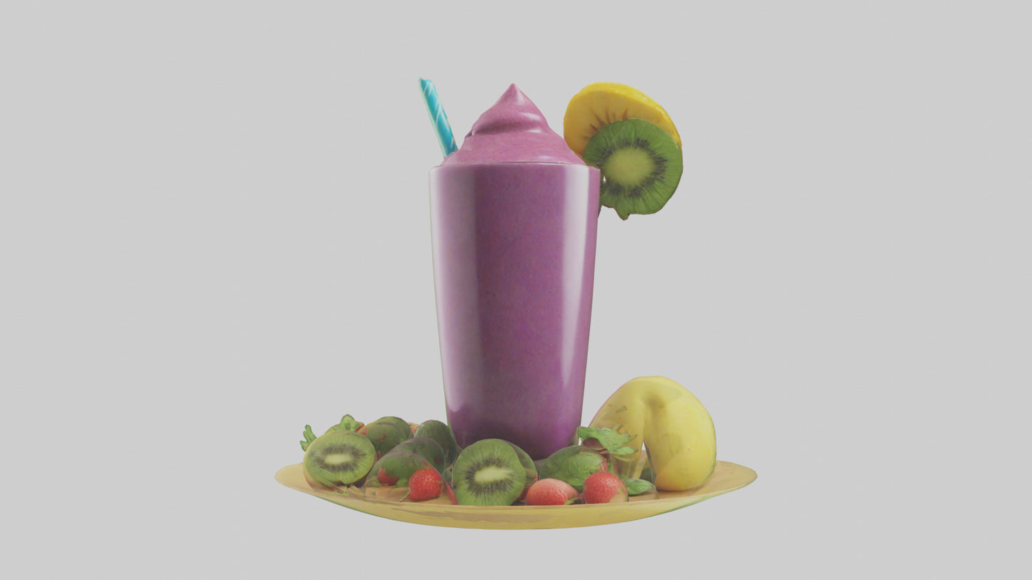 Cartoon Smoothie model 3D model