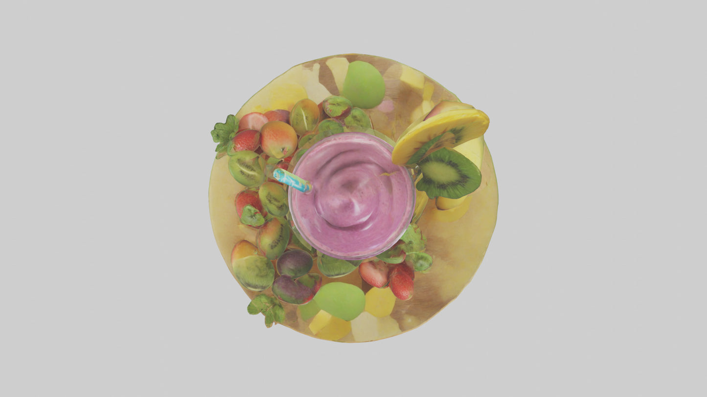 Cartoon Smoothie model 3D model