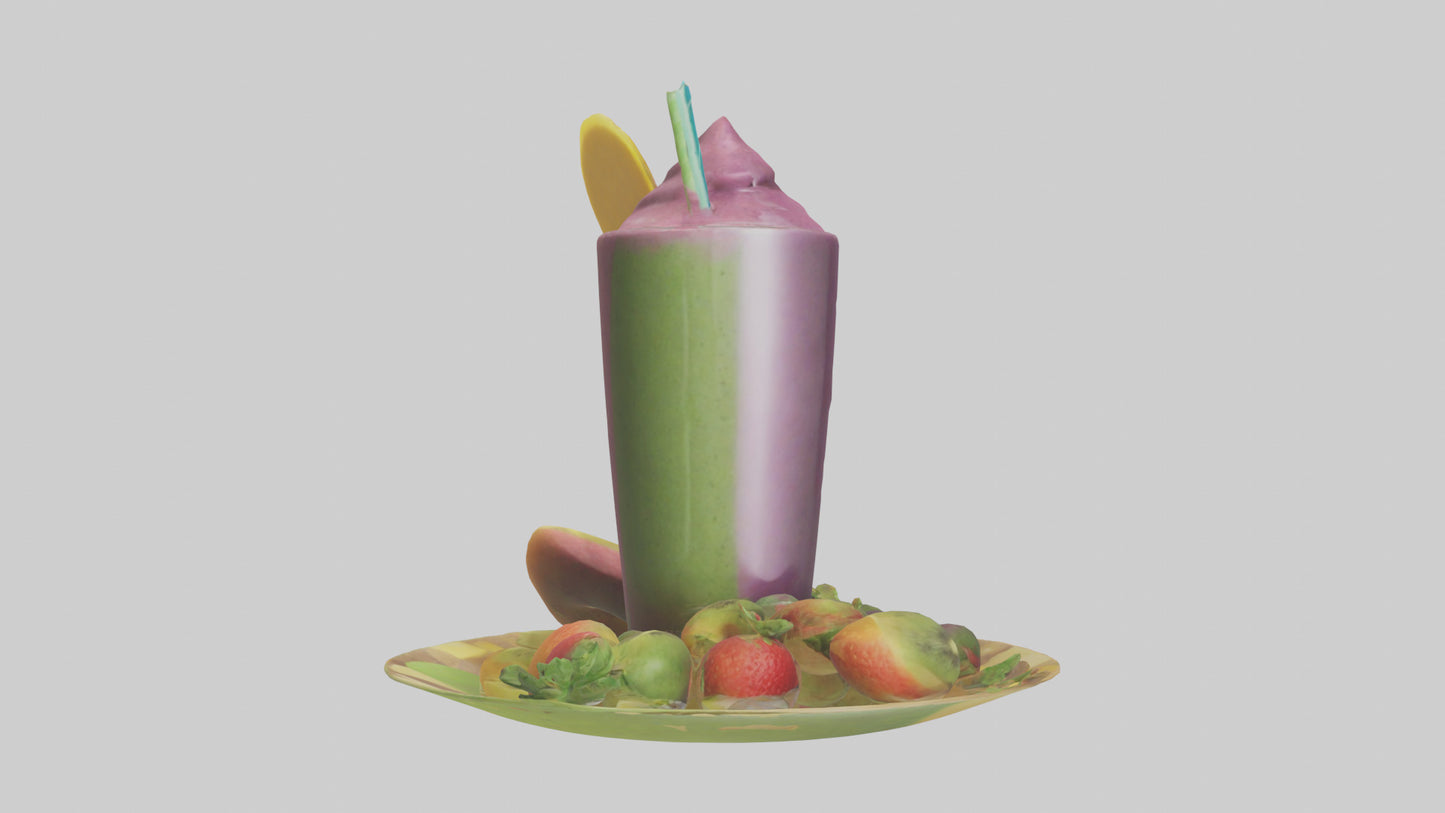 Cartoon Smoothie model 3D model