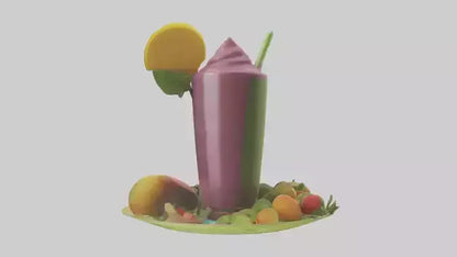 Cartoon Smoothie model 3D model