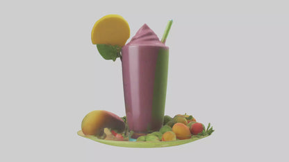 Cartoon Smoothie model 3D model