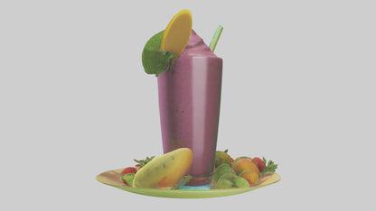 Cartoon Smoothie model 3D model