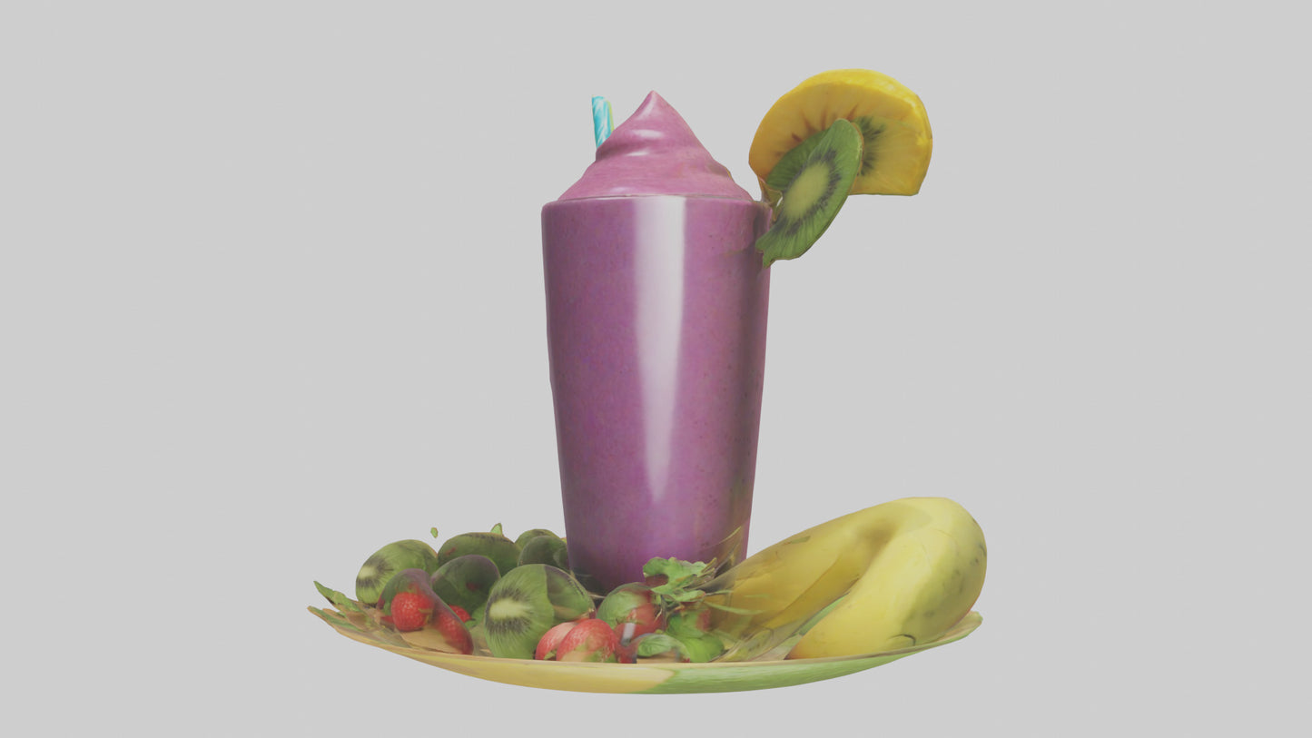 Cartoon Smoothie model 3D model