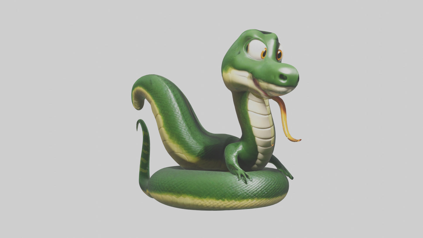 Cartoon Snake model 3D model
