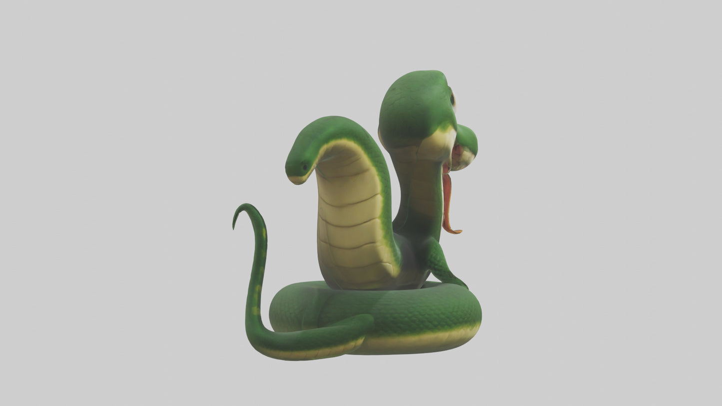 Cartoon Snake model 3D model