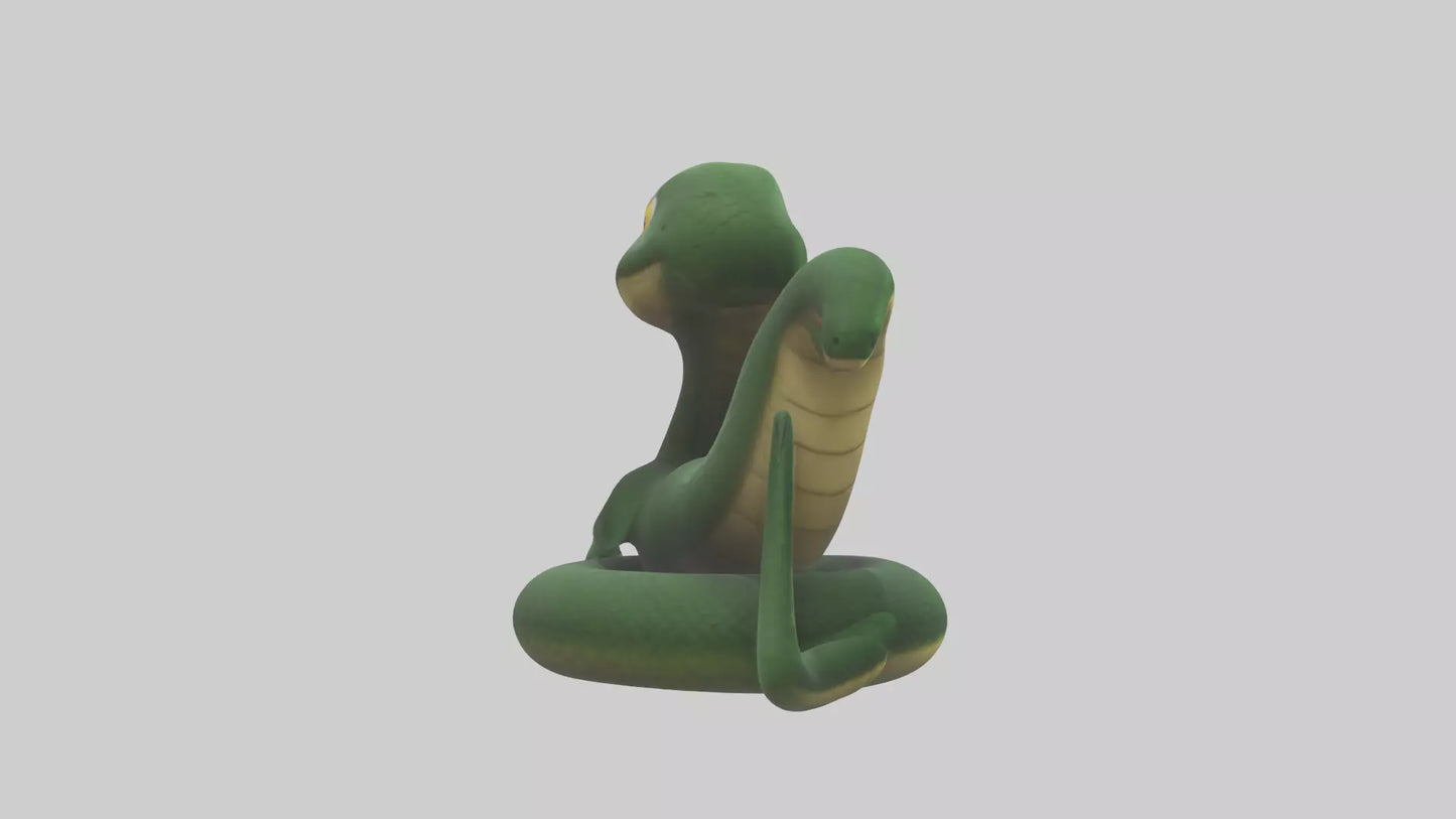 Cartoon Snake model 3D model