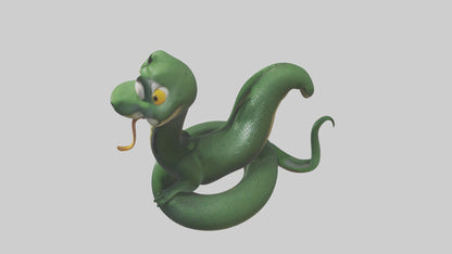 Cartoon Snake model 3D model