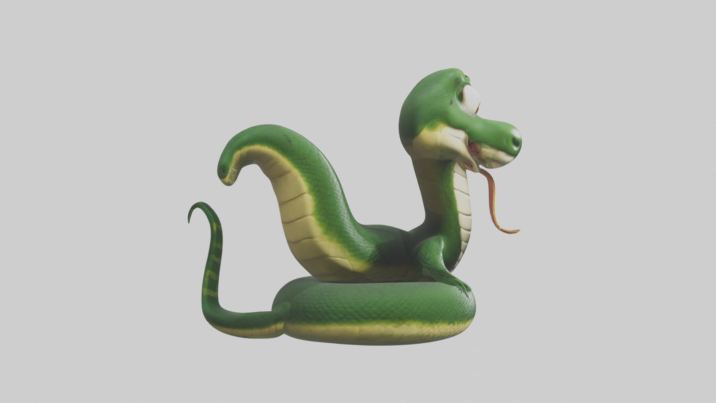 Cartoon Snake model 3D model