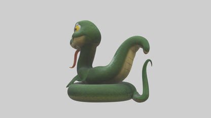 Cartoon Snake model 3D model