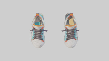 Cartoon Sneakers model 3D model