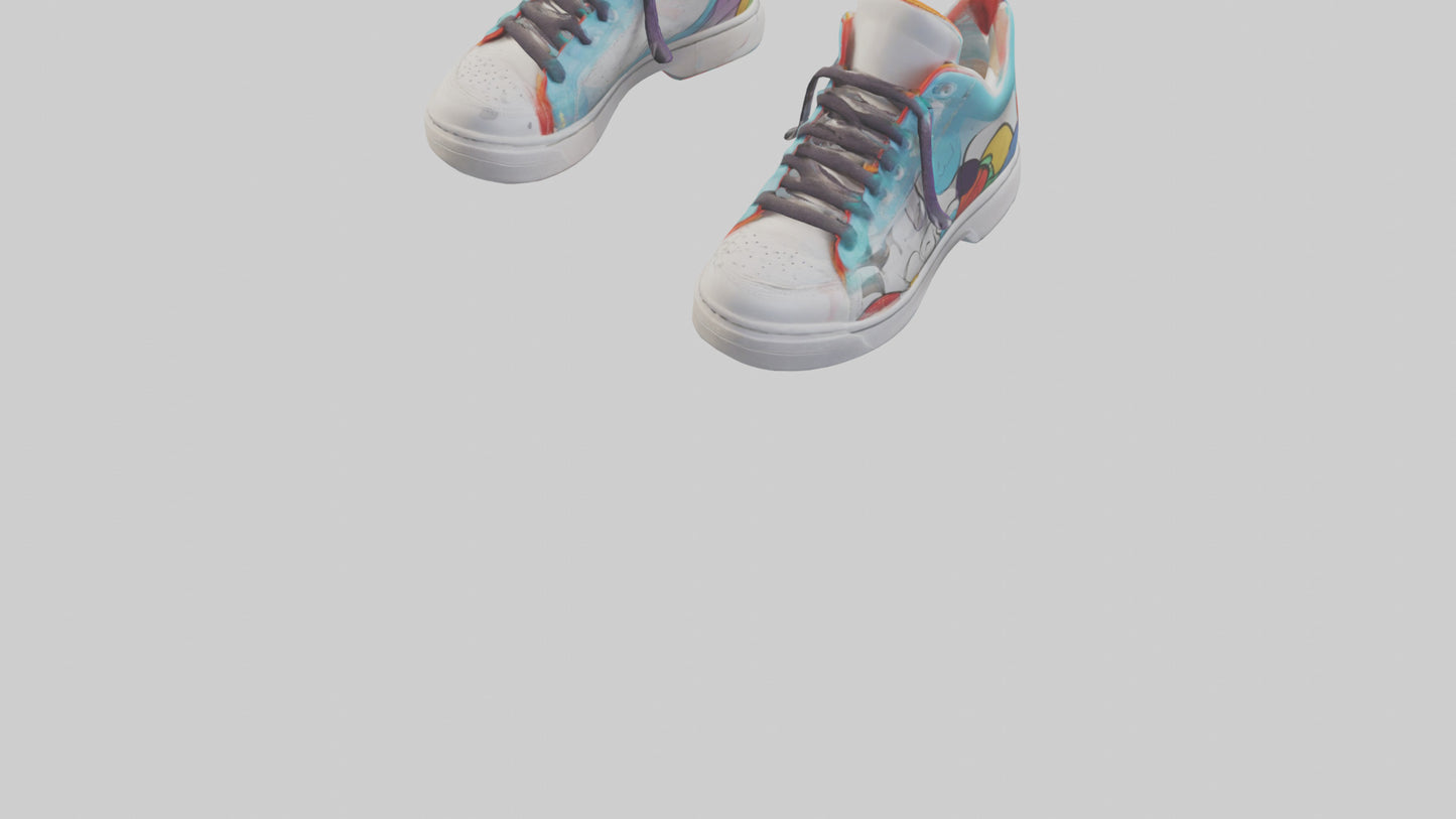Cartoon Sneakers model 3D model