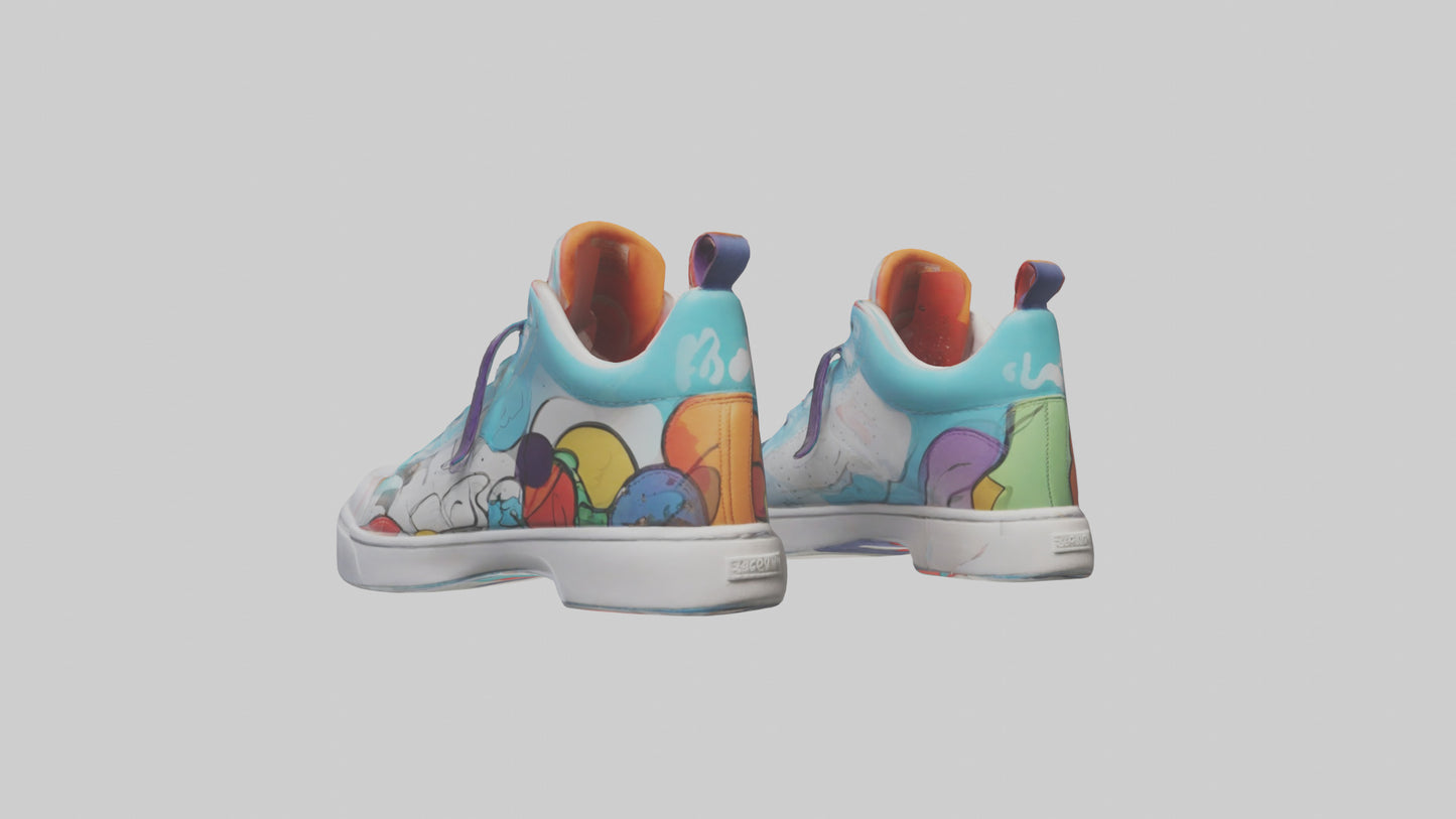 Cartoon Sneakers model 3D model