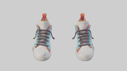 Cartoon Sneakers model 3D model