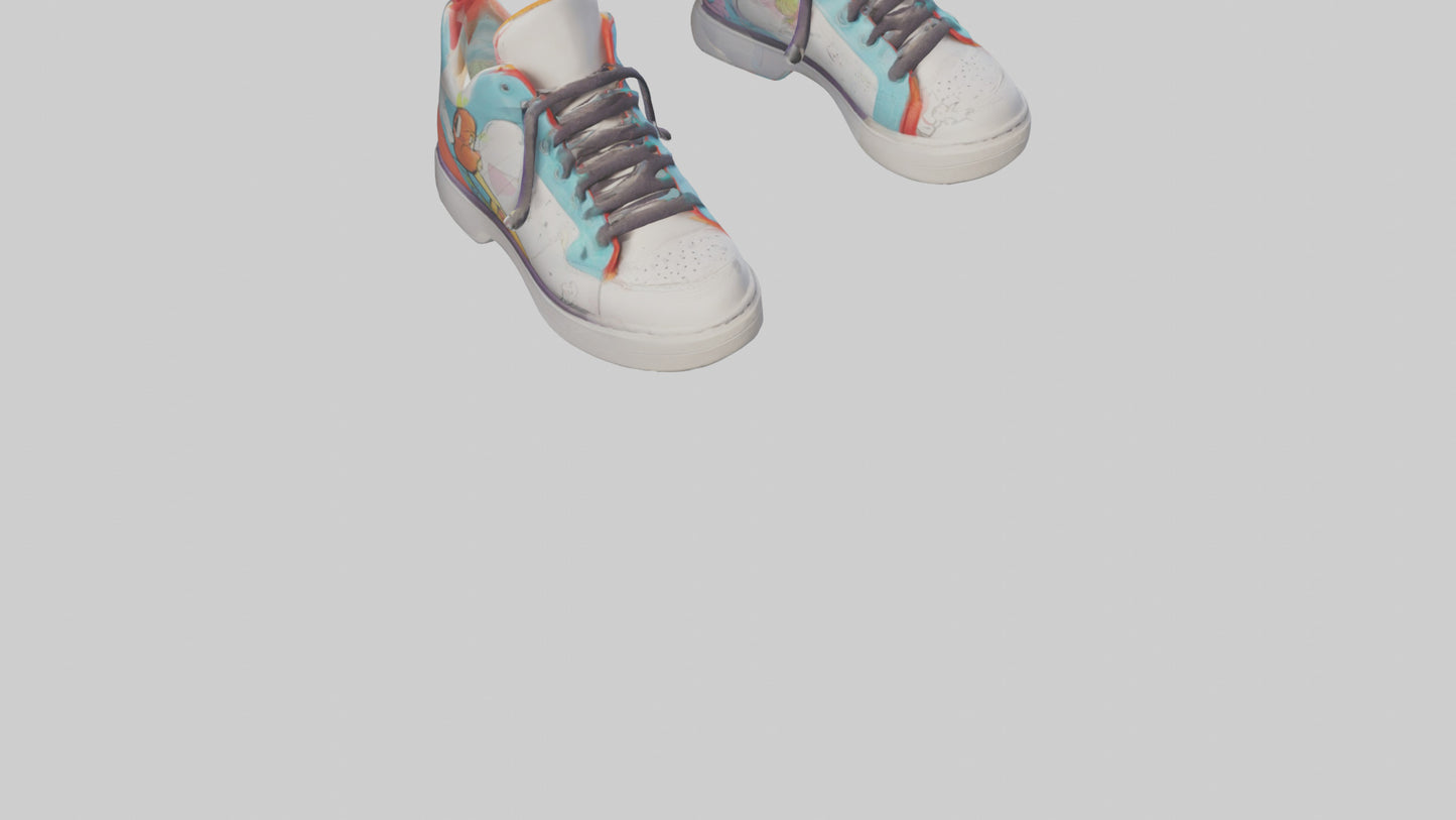 Cartoon Sneakers model 3D model
