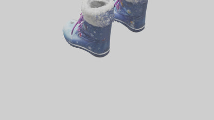 Cartoon Snow Boots model 3D model