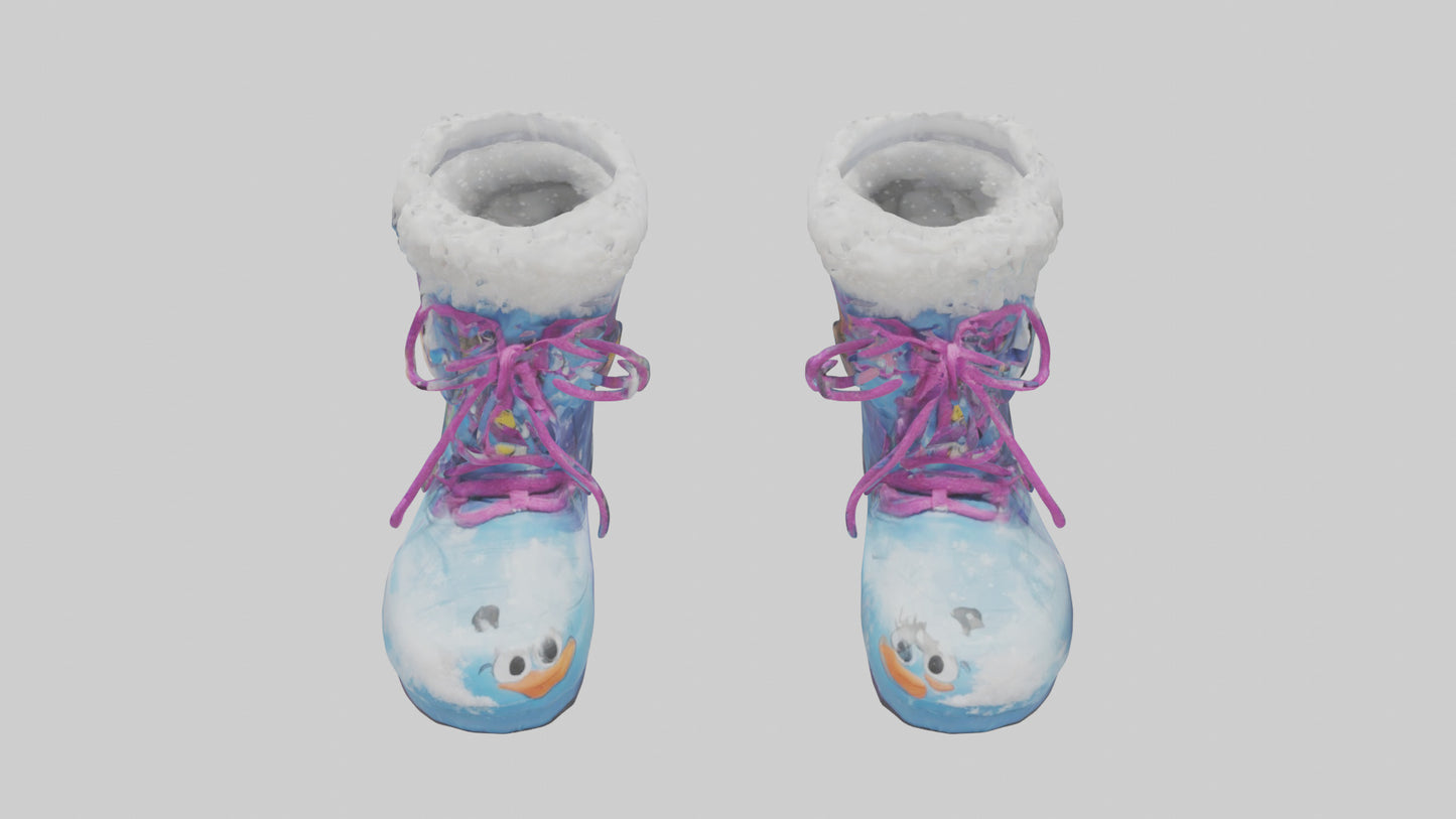 Cartoon Snow Boots model 3D model