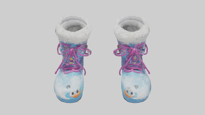 Cartoon Snow Boots model 3D model