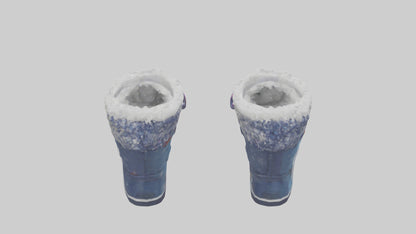 Cartoon Snow Boots model 3D model