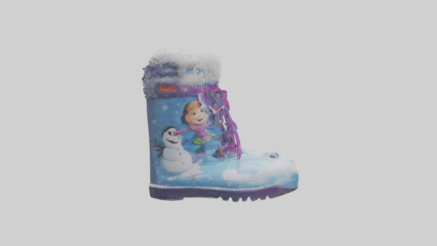 Cartoon Snow Boots model 3D model